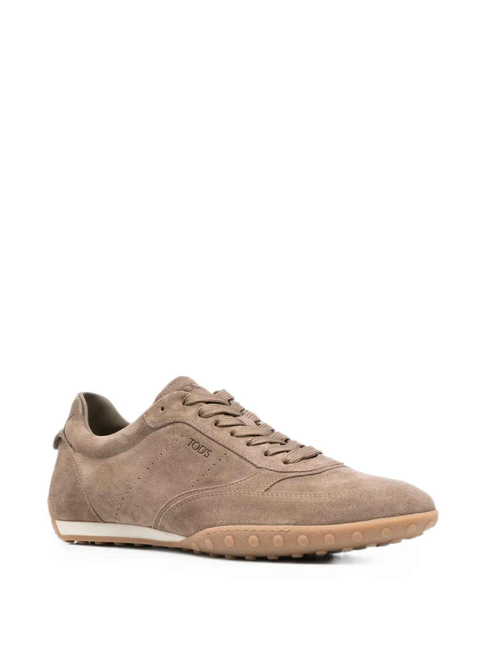 Tod's lace-up suede sneakers Bruin