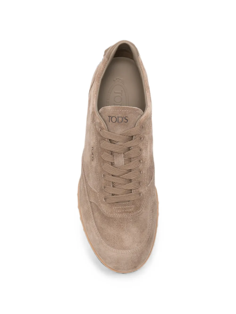 Tod's lace-up suede sneakers Bruin