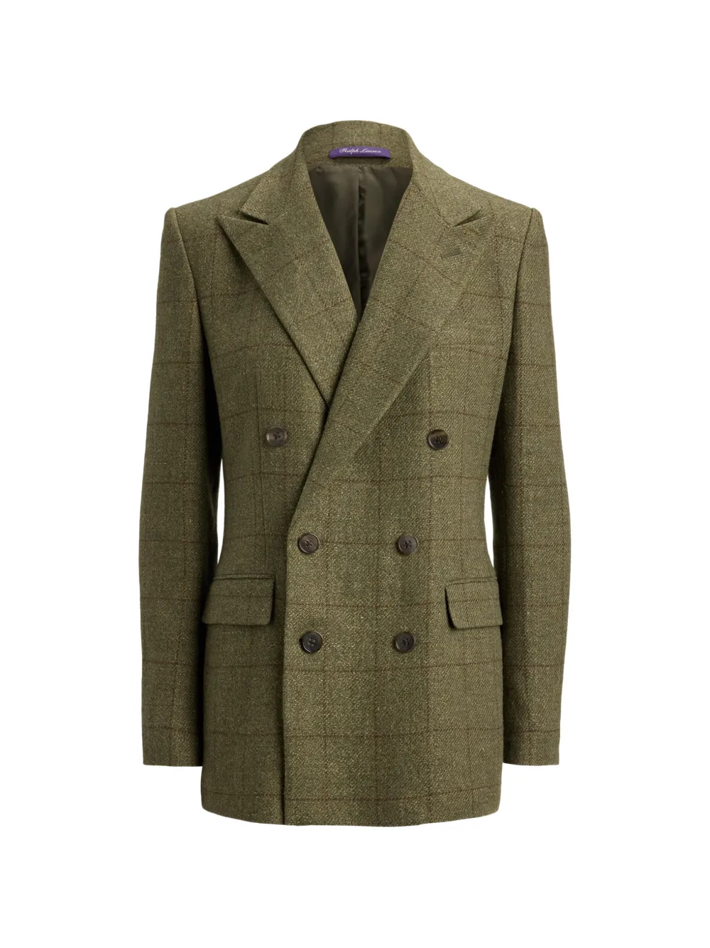 Ralph Lauren Collection Ramona windowpane tweed jacket - Green