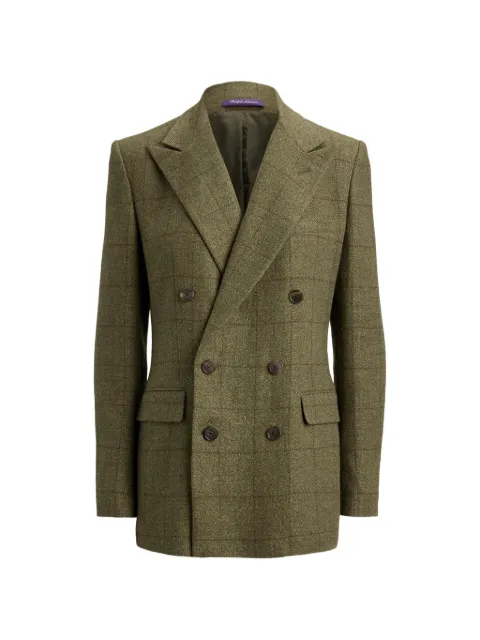 Ralph Lauren Collection Ramona windowpane tweed jacket