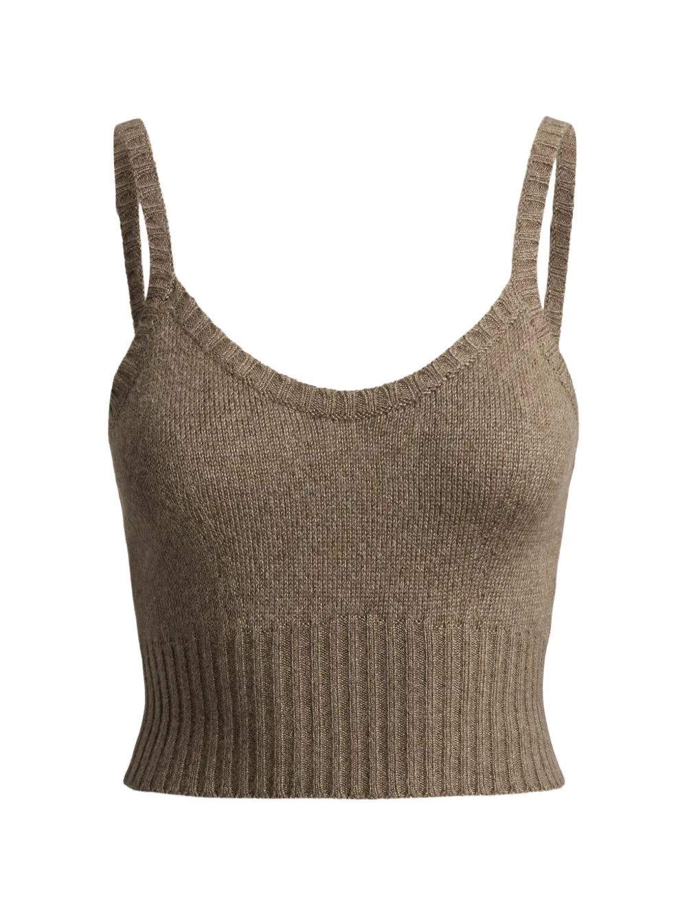 Ralph Lauren Collection Top con orlo a coste - Toni neutri
