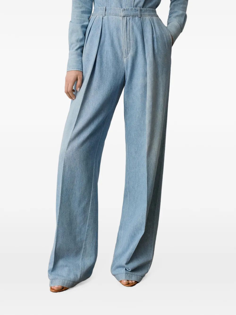 Ralph Lauren Collection Livie denim broek Blauw