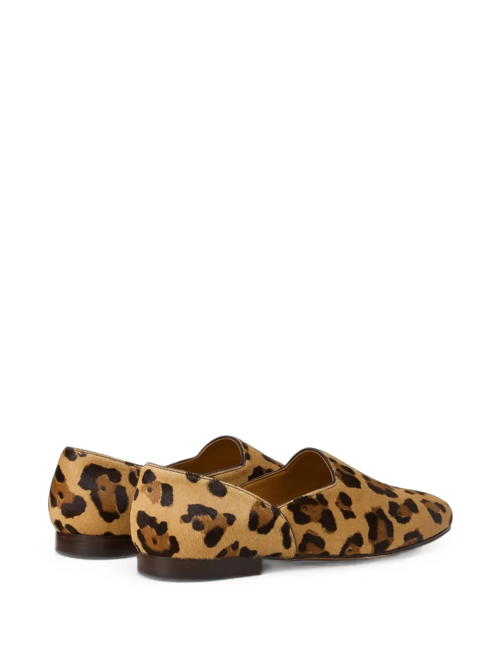 Ralph Lauren Collection Bronwen leopard-print loafers Beige