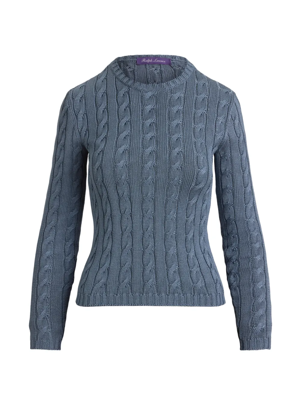 Ralph Lauren Collection Pullover mit Zopfmuster - Blau