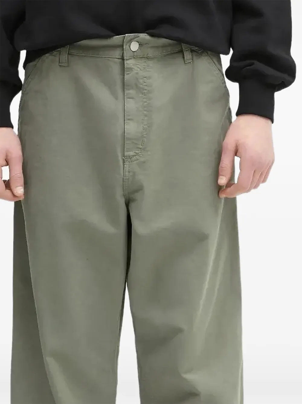 Carhartt WIP Broek met knoopsluiting Groen