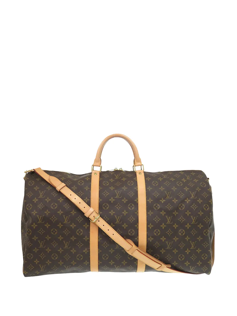 Louis Vuitton Pre-Owned 2000 Monogram Keepall Bandouliere 60 travel bag - Brown