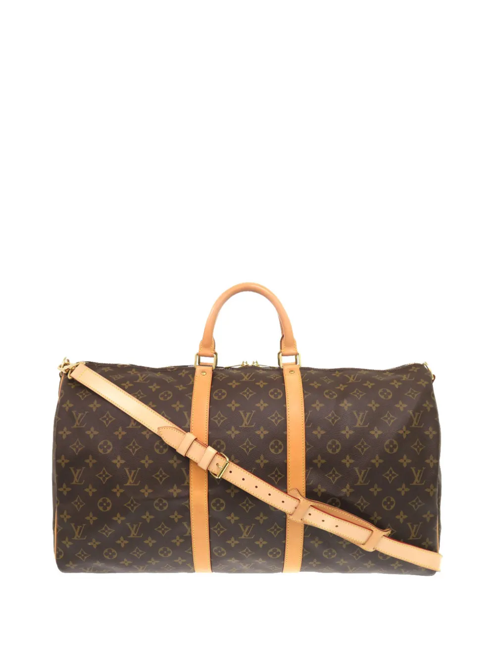 Louis Vuitton Pre-Owned 2007 Monogram Keepall Bandouliere 55 travel bag - Marrone