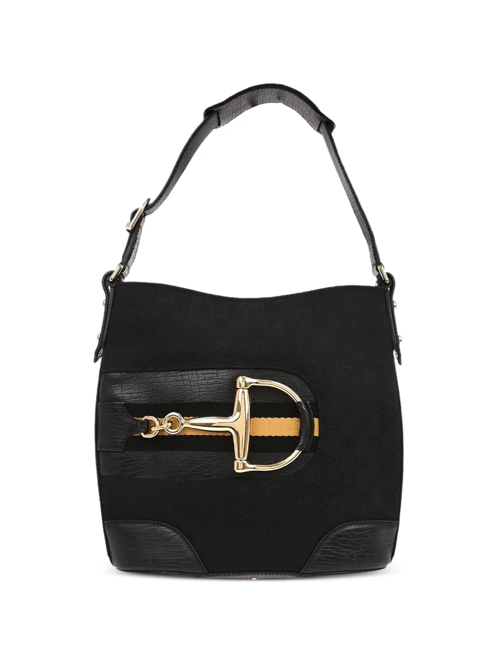 Gucci Pre-Owned Horsebit GG shoulder bag - Schwarz