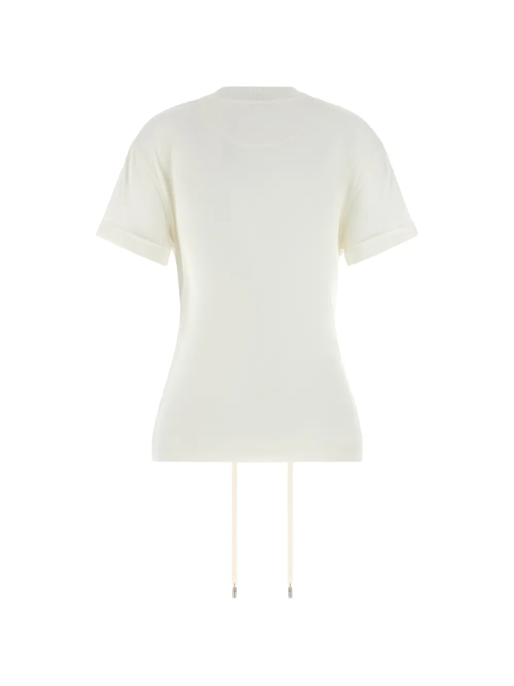 Alexander McQueen Korset T-shirt met veters Beige