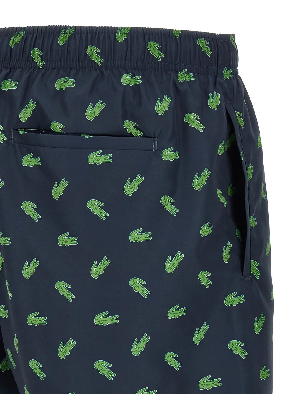 Lacoste Zwembroek met logopatch Blauw
