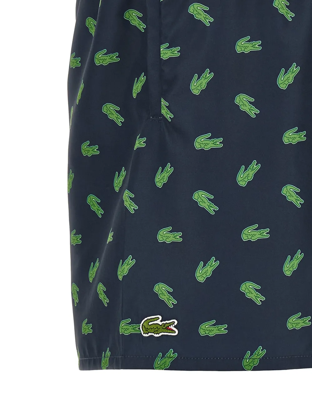 Lacoste Zwembroek met logopatch Blauw