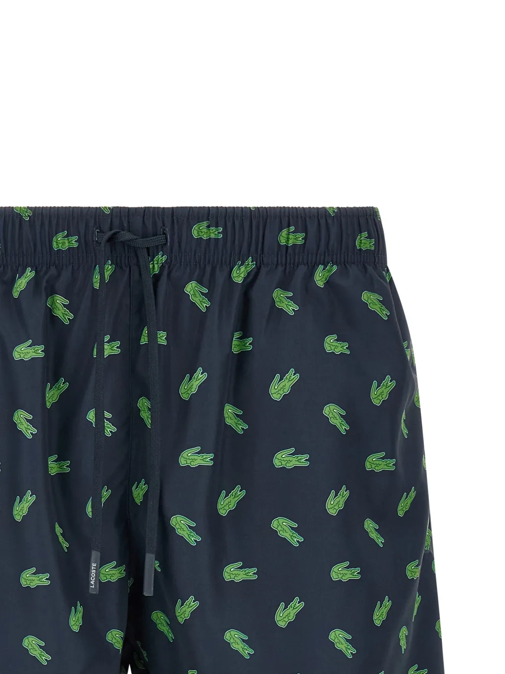 Lacoste Zwembroek met logopatch Blauw