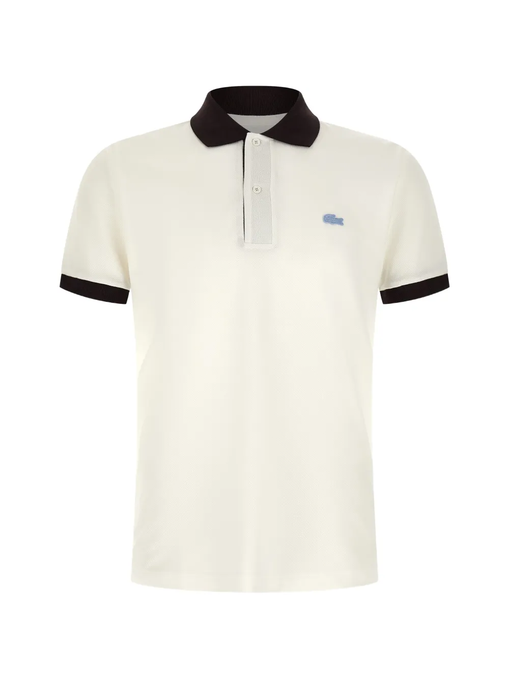 Lacoste logo-patch piqué polo shirt - Weiß