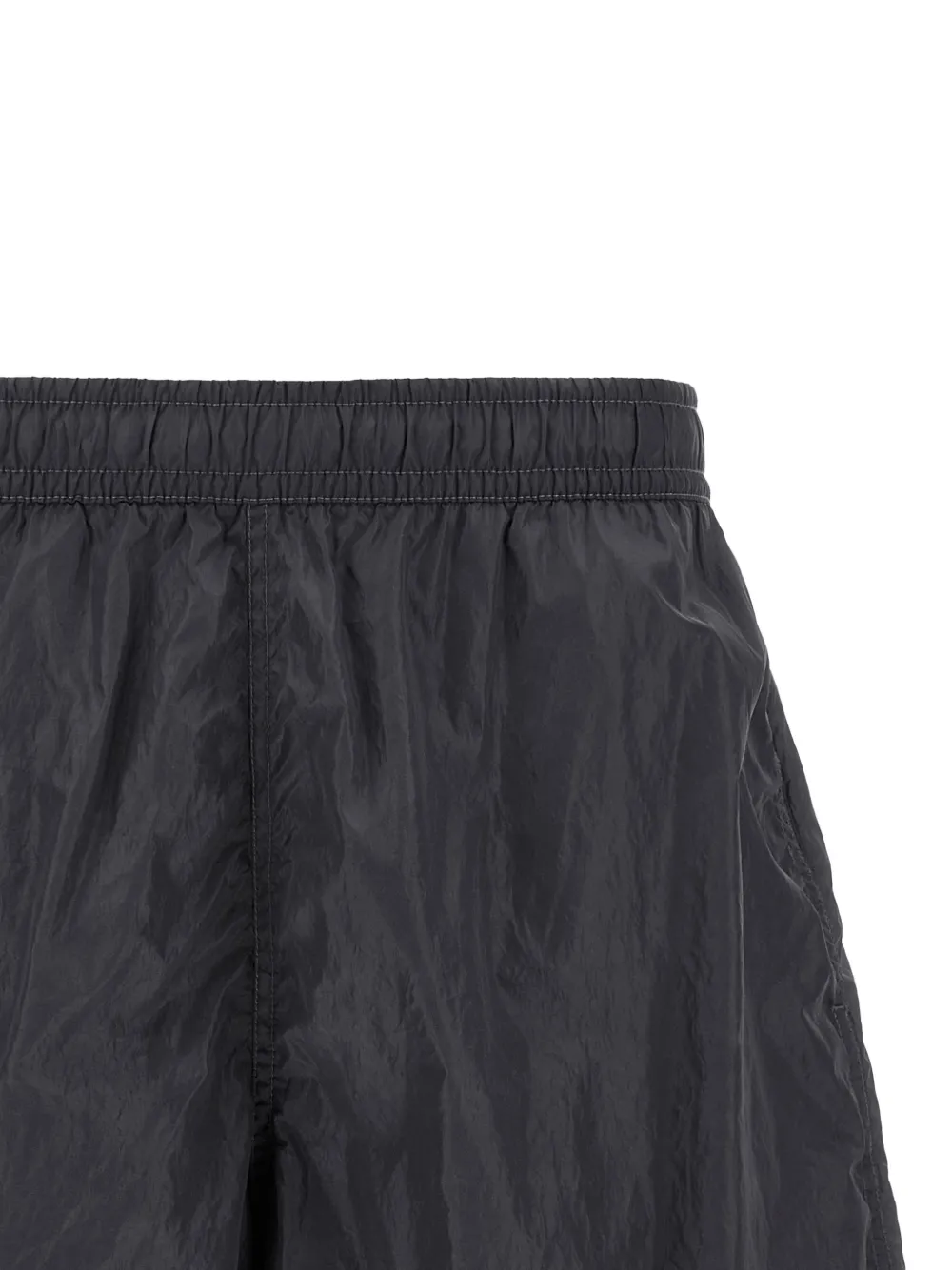 Stone Island Zwembroek van glanzende nylon met vervaagd effect Grijs