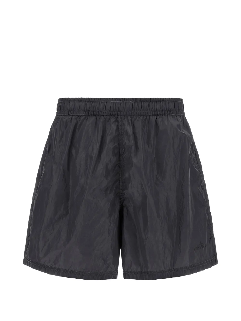 Stone Island logo-print swim shorts - Grigio
