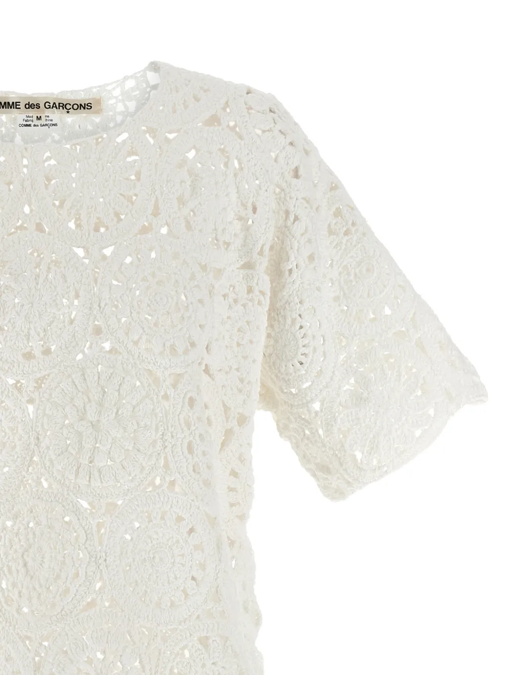 Comme Des Garçons T-shirt met ronde hals Beige