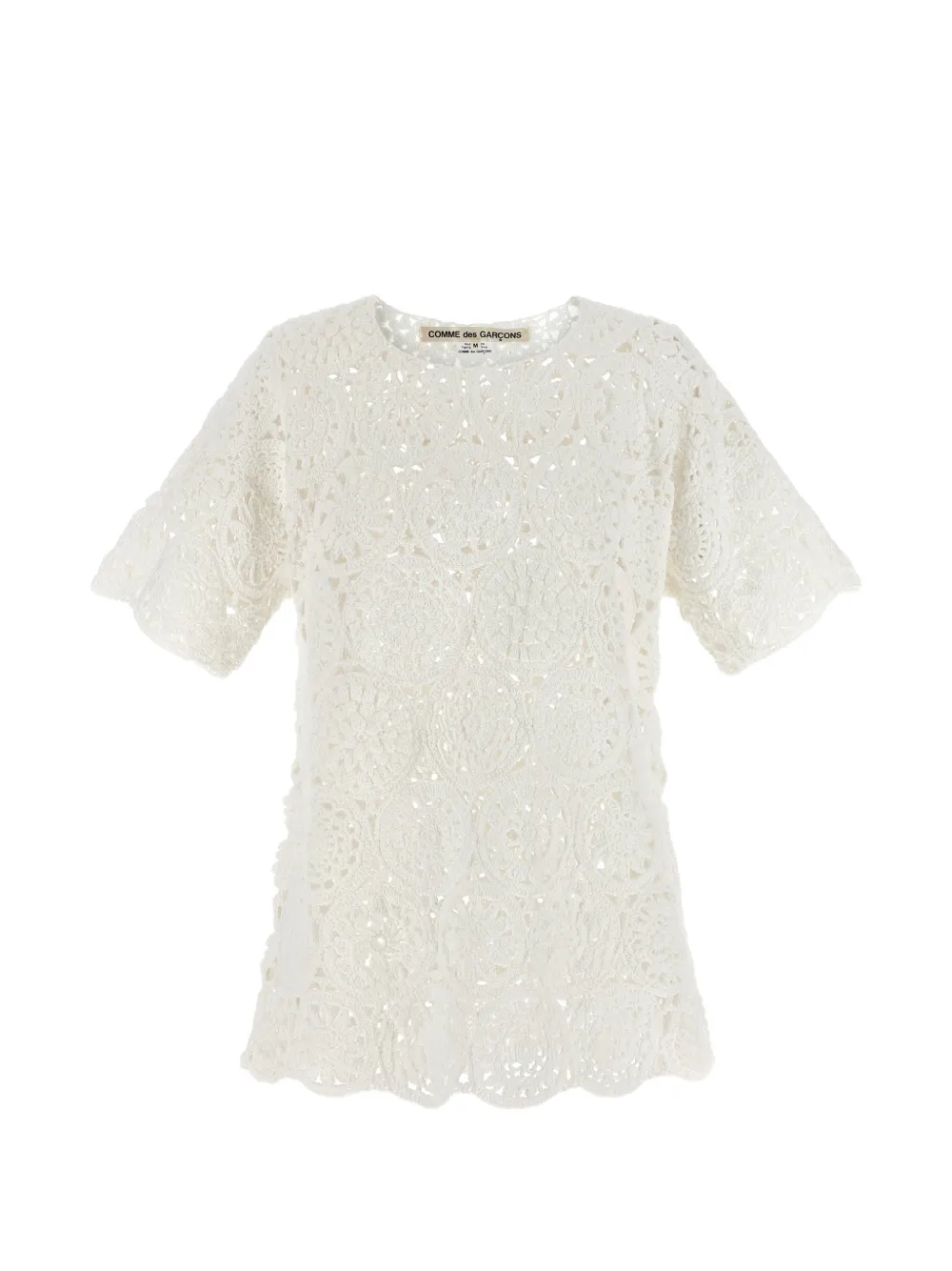 Comme Des Garçons round-neck T-shirt - Neutrals