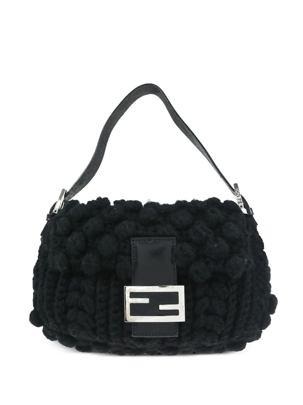 Fendi Pre-Owned 1990-2000s Baguette Handtasche mit Noppen - Schwarz