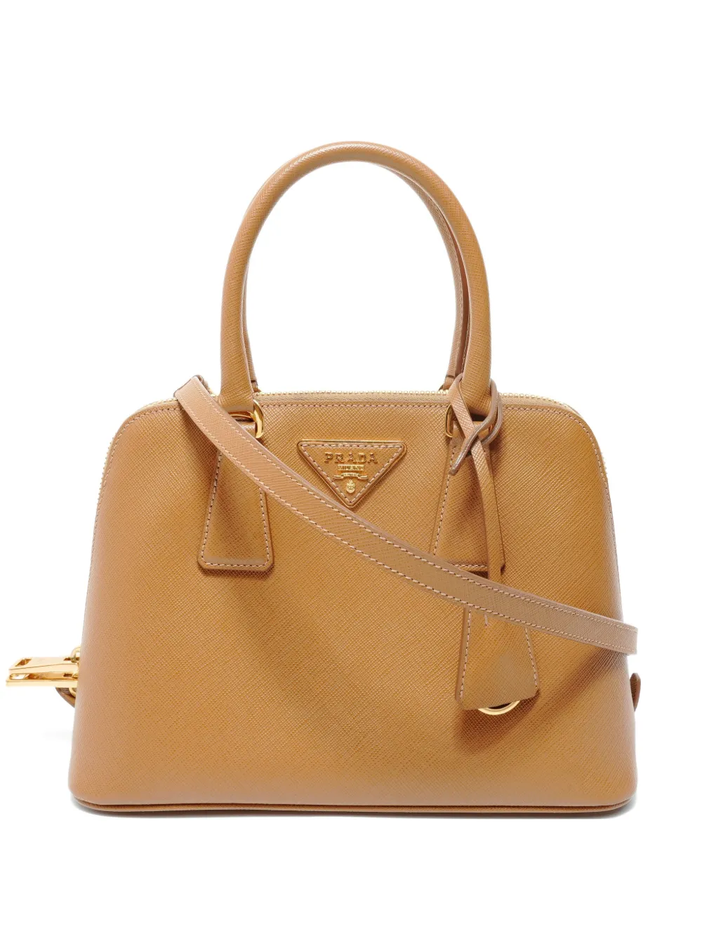 Prada Pre-Owned 2019 Saffiano leather handbag - Marrone