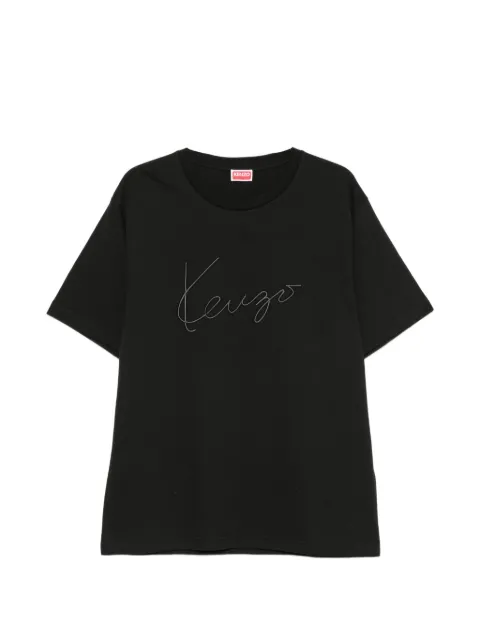Kenzo camiseta con logo bordado