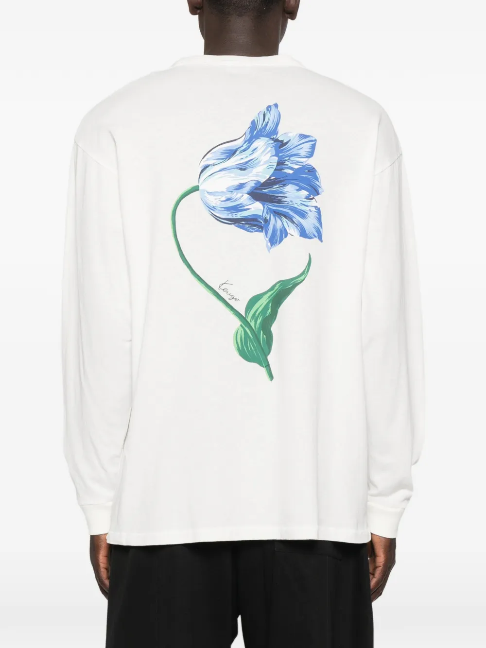 Kenzo Trui met bloemenprint Beige