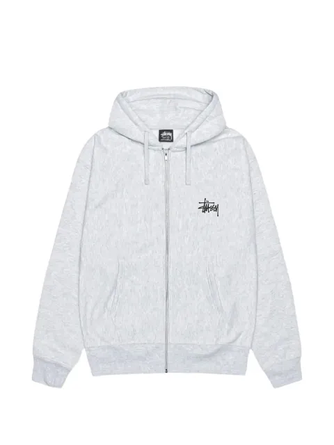Stüssy hoodie zippé à logo imprimé