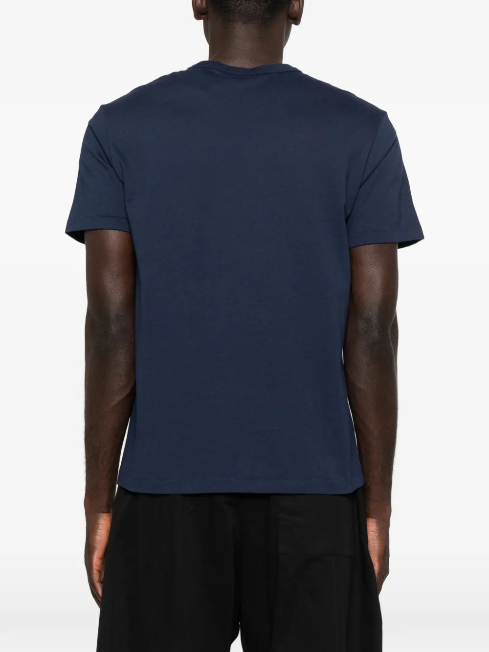 Kenzo T-shirt met geborduurde bloemen en logoprint Blauw