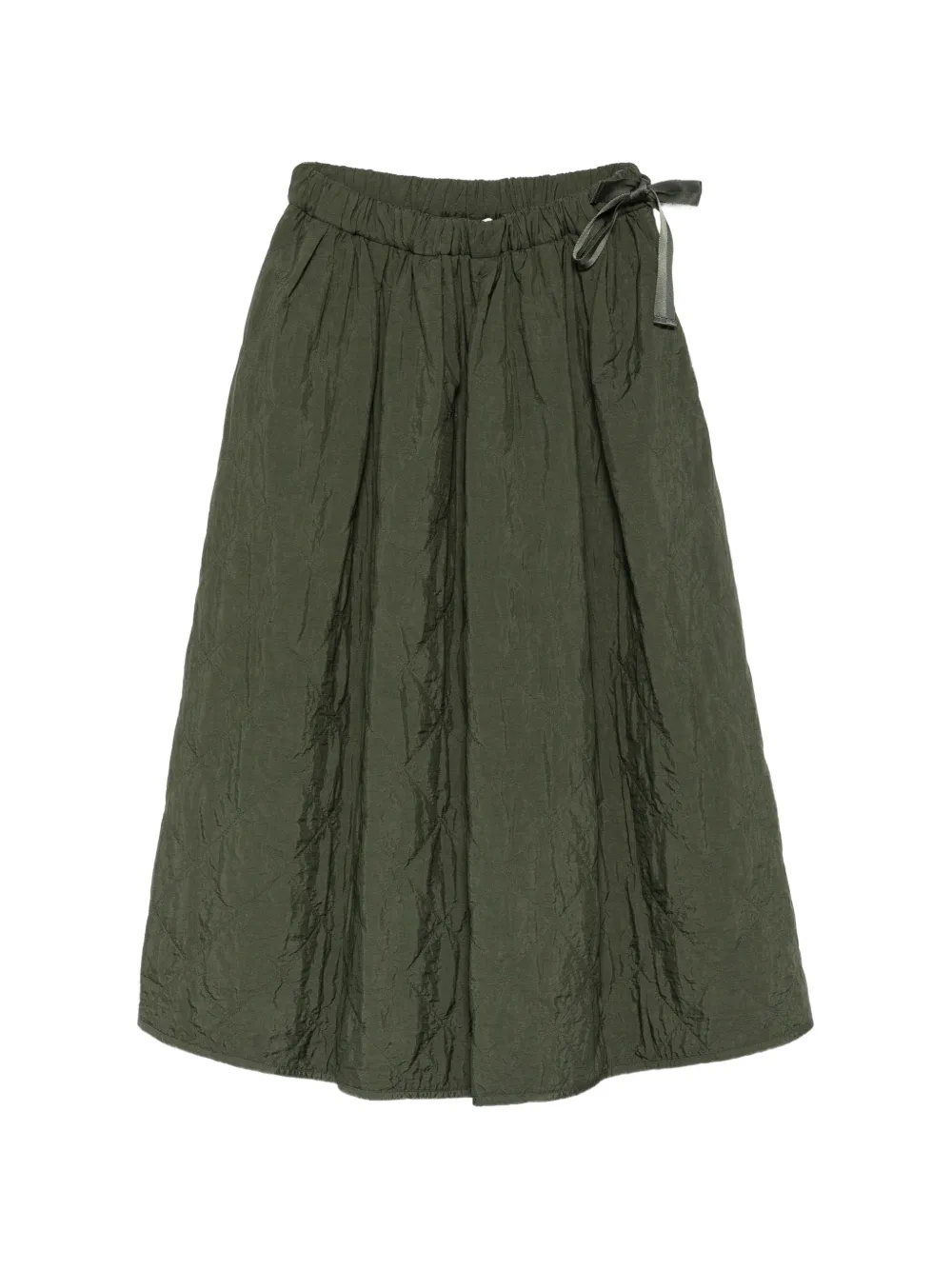 Weekend Max Mara crinkled-effect maxi skirt - Vert Weekend Max Mara crinkled-effect maxi skirt - Vert
