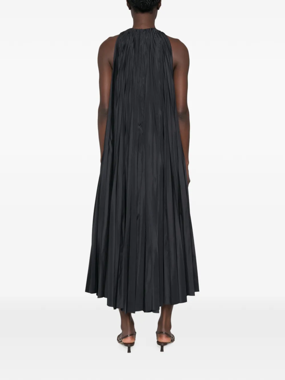 Max Mara Maxi-jurk verfraaid met kristallen Zwart