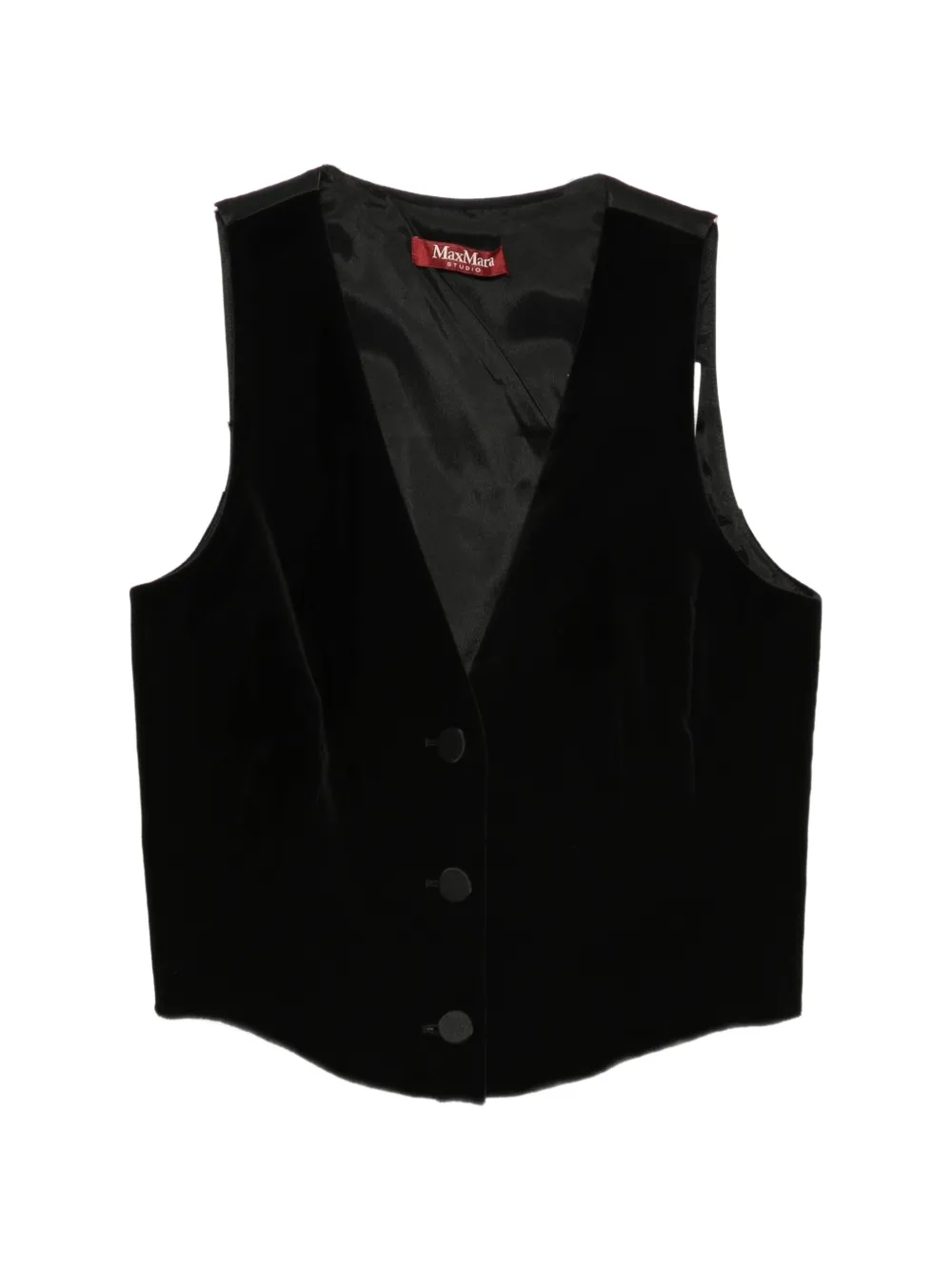 Max Mara velvet waistcoat