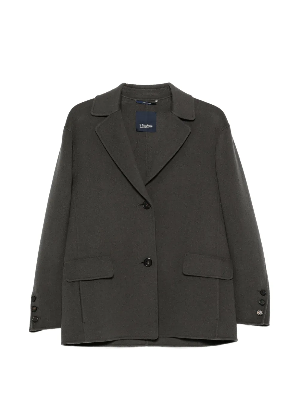 'S Max Mara single-breasted wool blazer - Grau