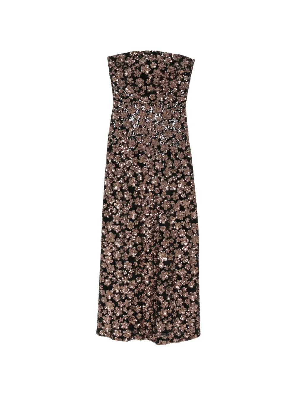 Max Mara Ebaffo sequin-embellished strapless maxi dress - Noir Max Mara Ebaffo sequin-embellished strapless maxi dress - Noir