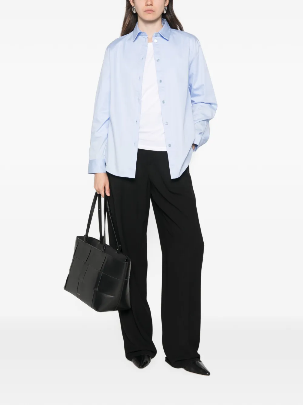 Max Mara Fiacre overhemd met lange mouwen Blauw