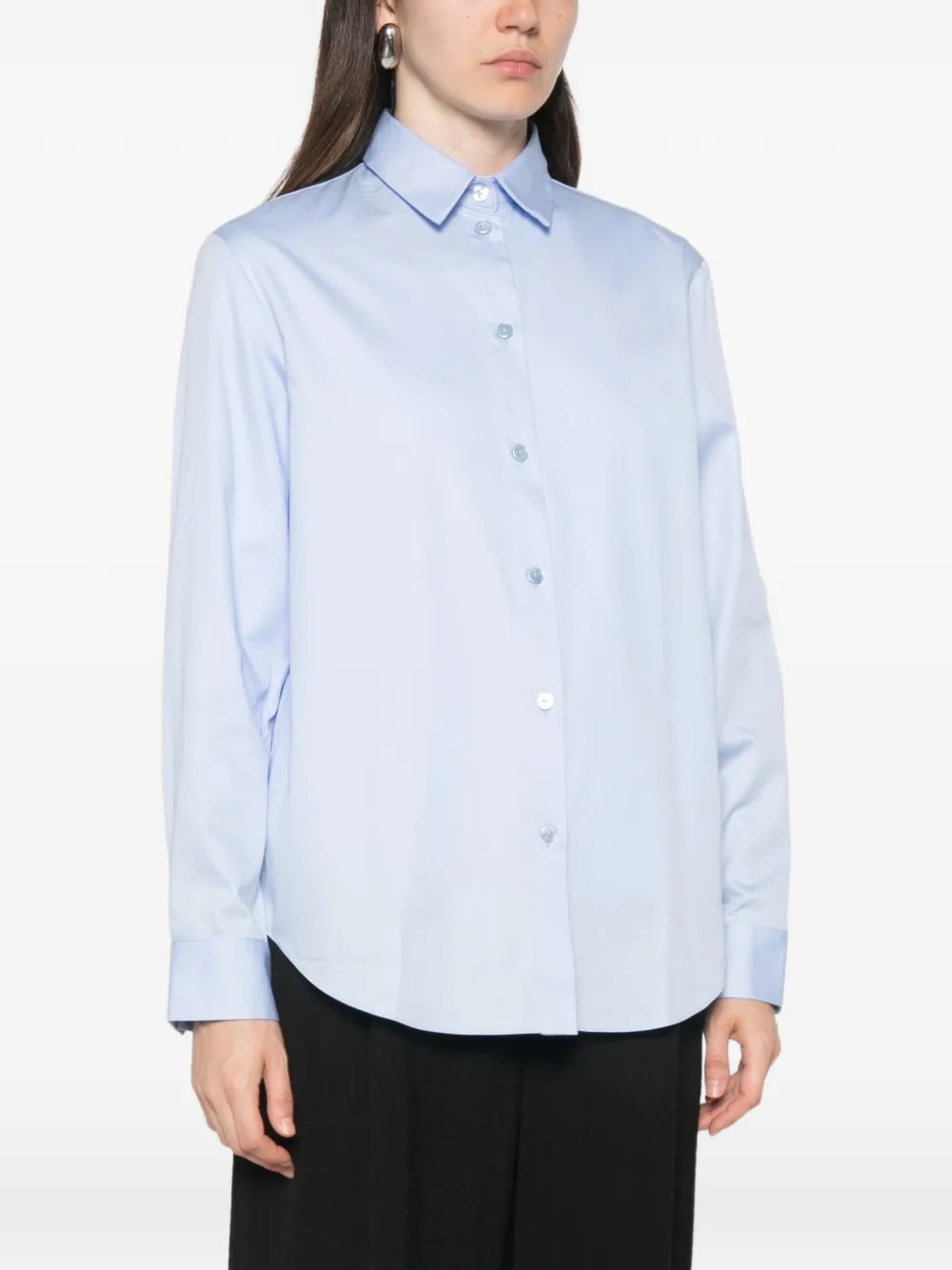 Max Mara Fiacre overhemd met lange mouwen Blauw