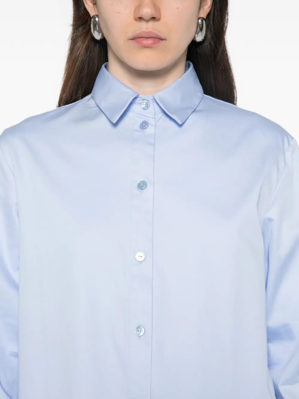Max Mara Fiacre overhemd met lange mouwen Blauw