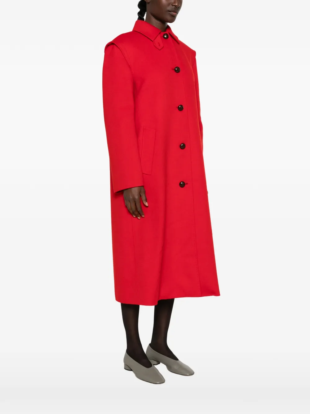 Weekend Max Mara Button-up jas Rood