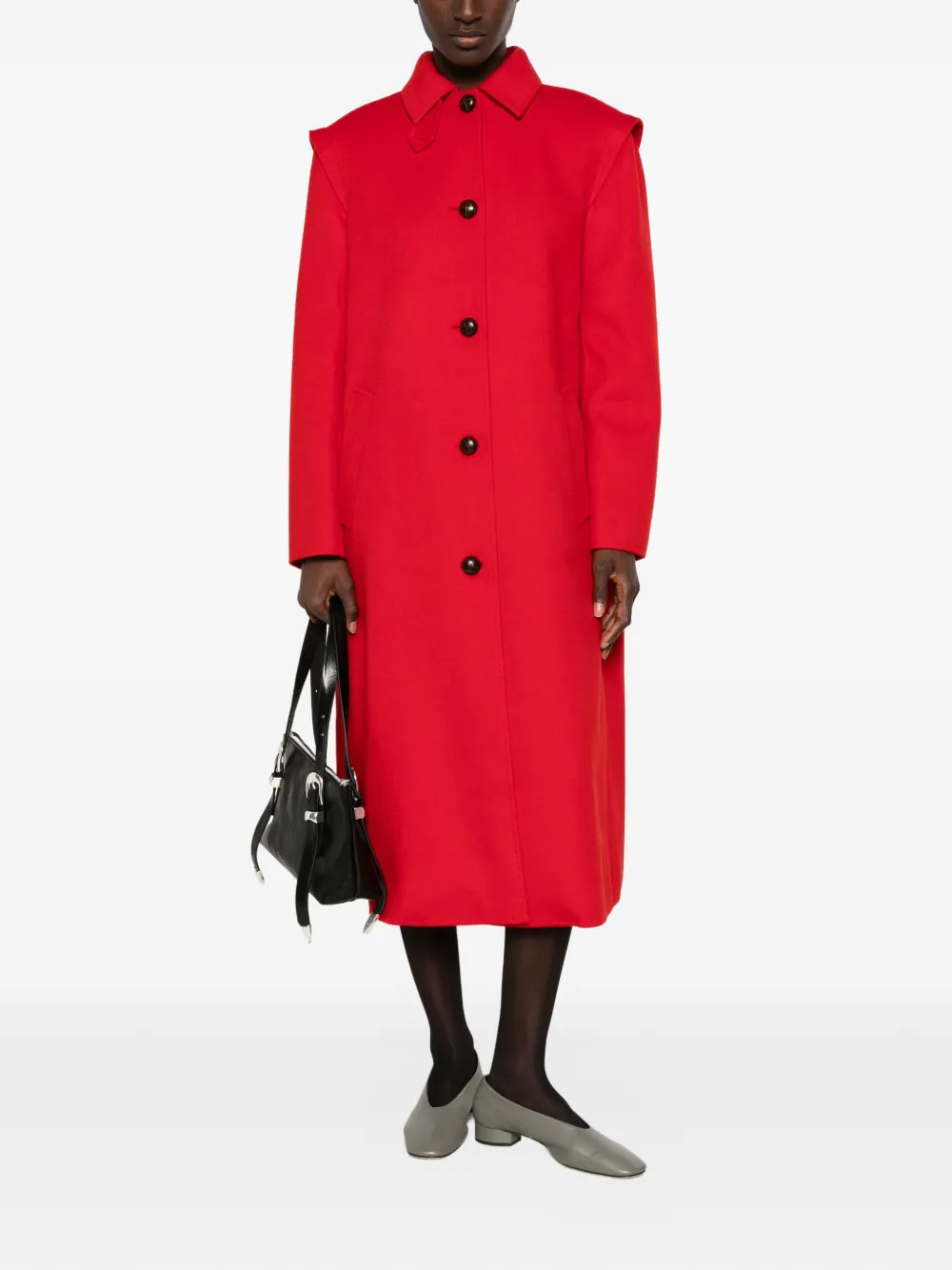 Weekend Max Mara Button-up jas Rood