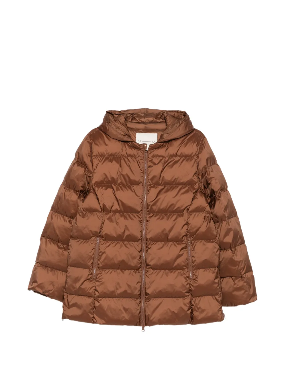 Max Mara quilted hooded jacket - Marron Max Mara quilted hooded jacket - Marron