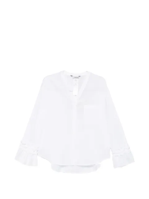 'S Max Mara camisa con volantes en los puños