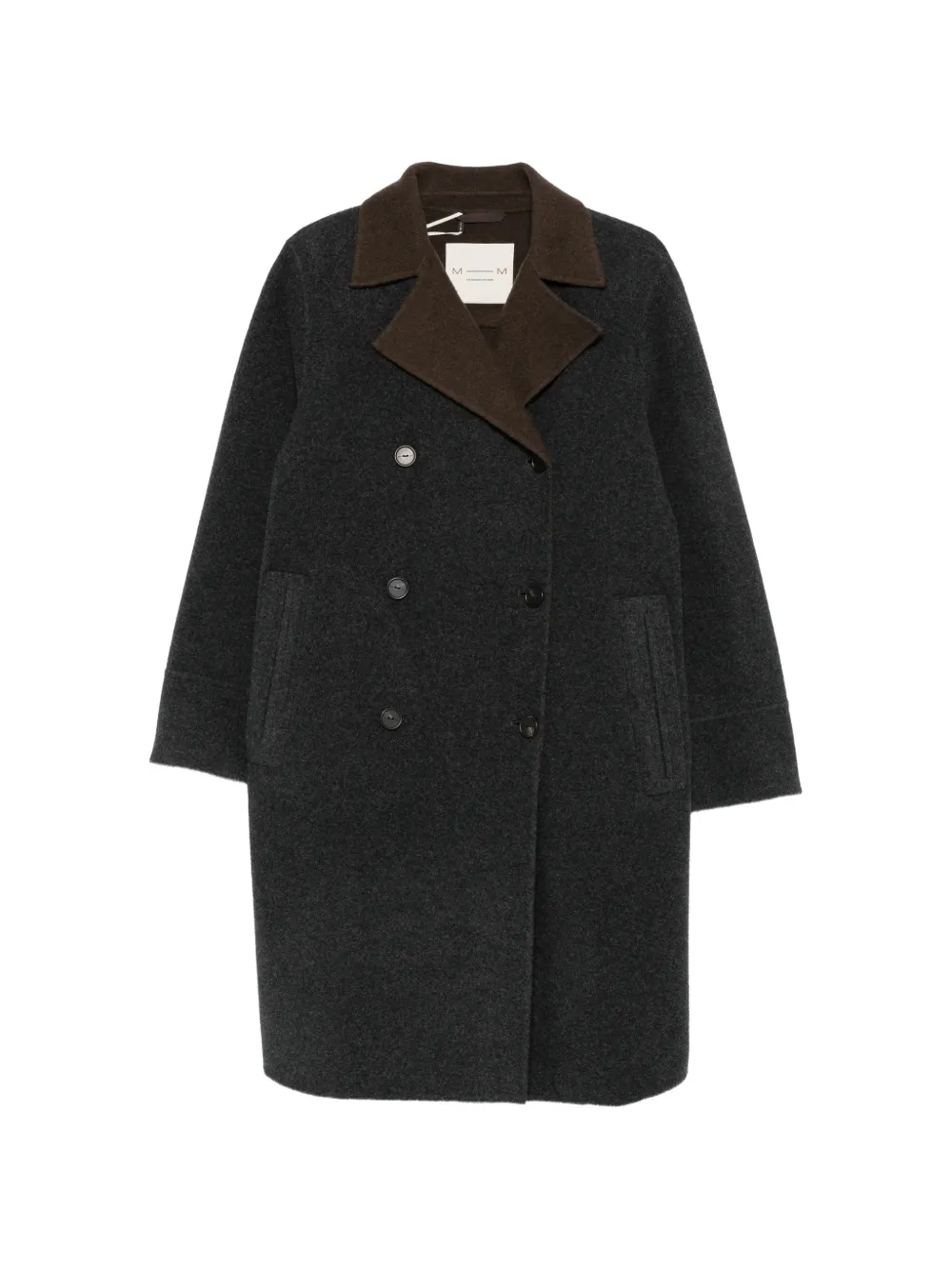 Max Mara double-breasted notched-lapels coat