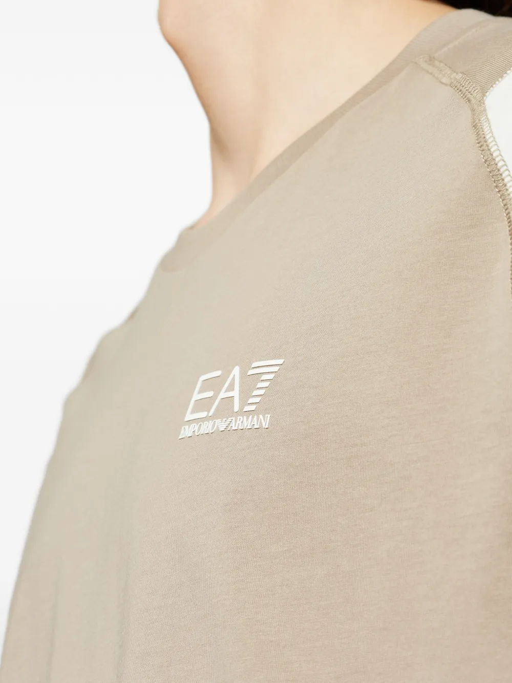 Ea7 Logo-print T-shirt In Multi