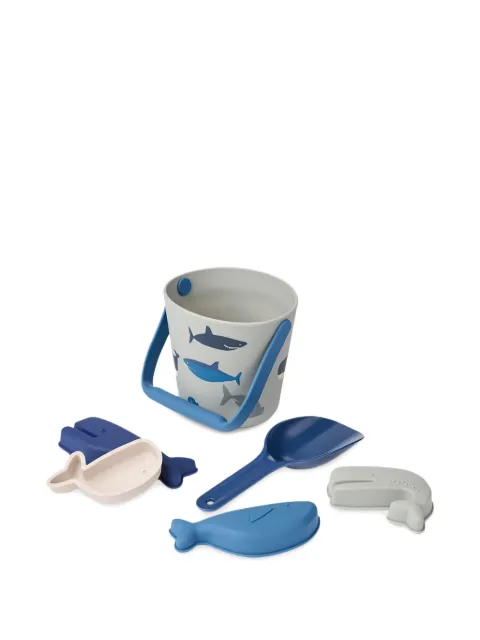 Liewood shark-print beach set