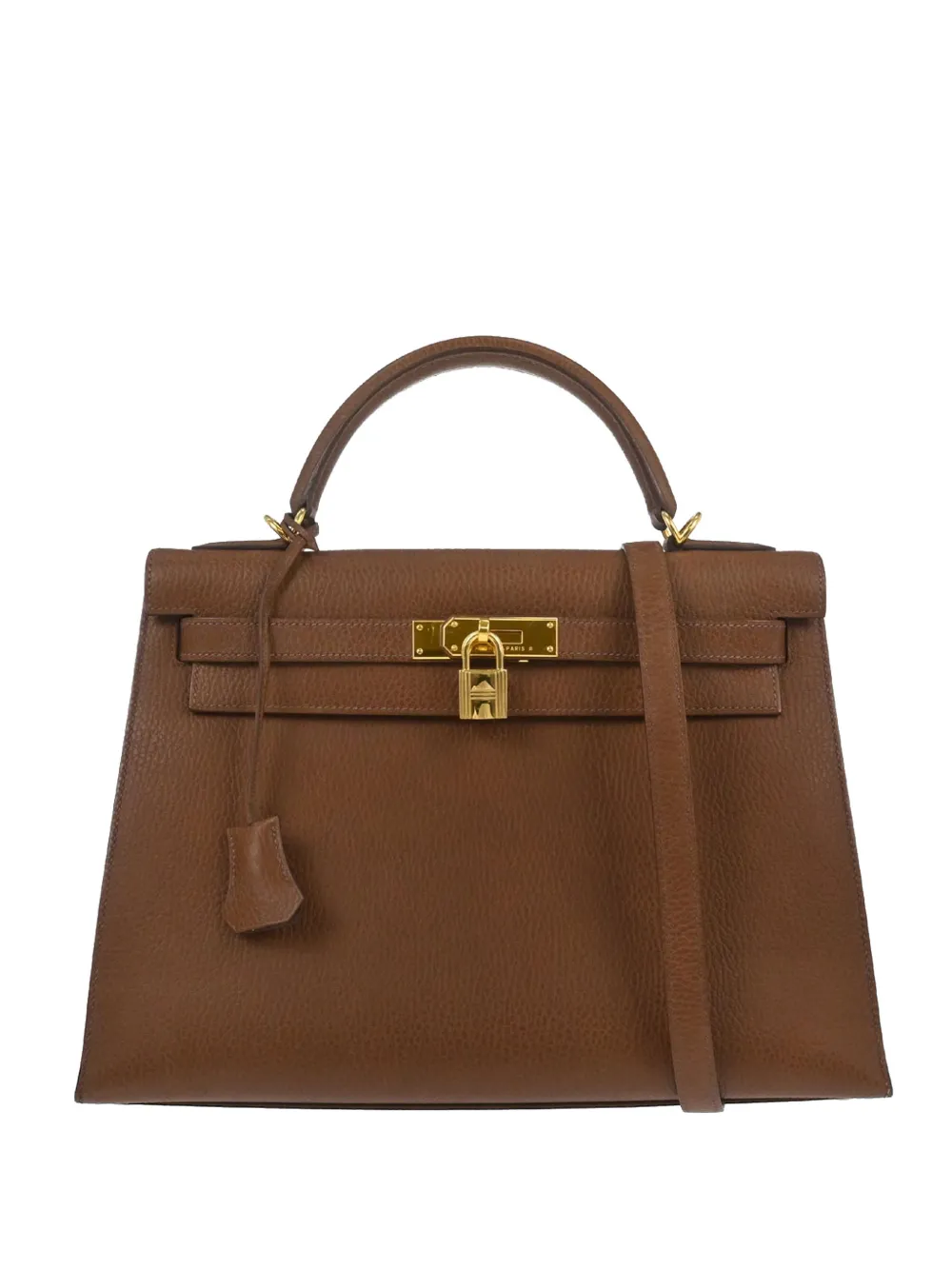 Hermès Pre-Owned 2002 32 Ardennes Kelly leather handbag - Marrone
