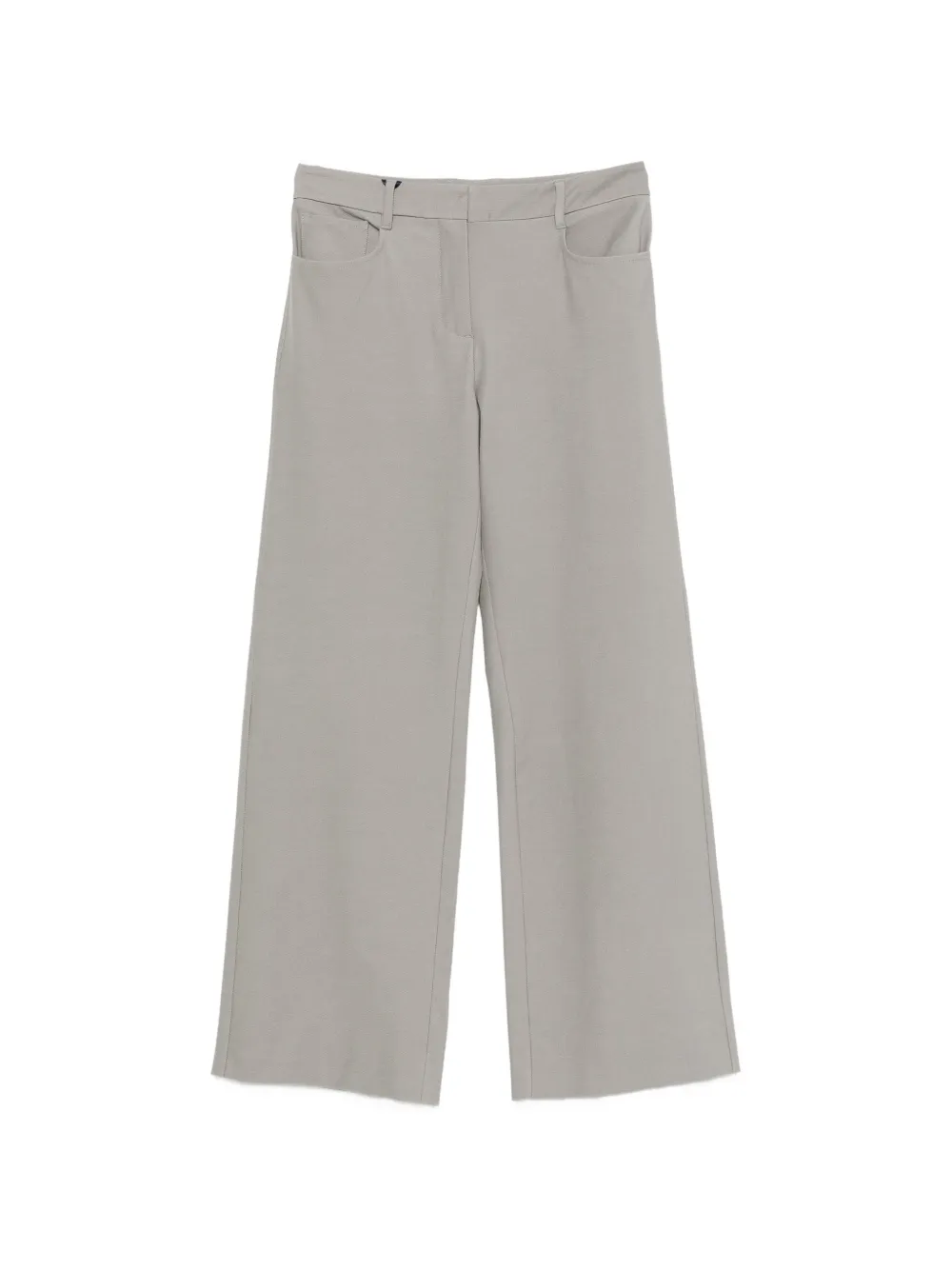 S Max Mara Straight-leg Trousers In Gray