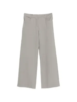 MM6 Maison Margiela プリーツ ワイドパンツ | ニュートラル | FARFETCH JP