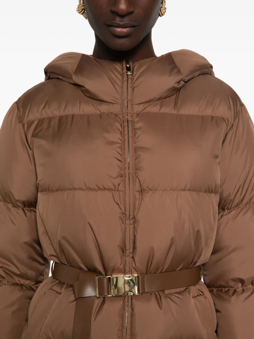 Max Mara Jack met capuchon Bruin