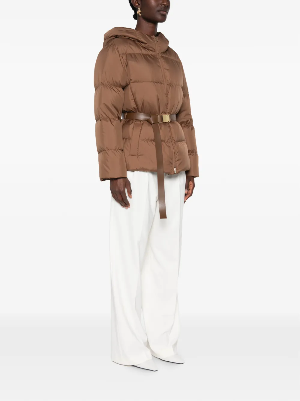 Max Mara Jack met capuchon Bruin