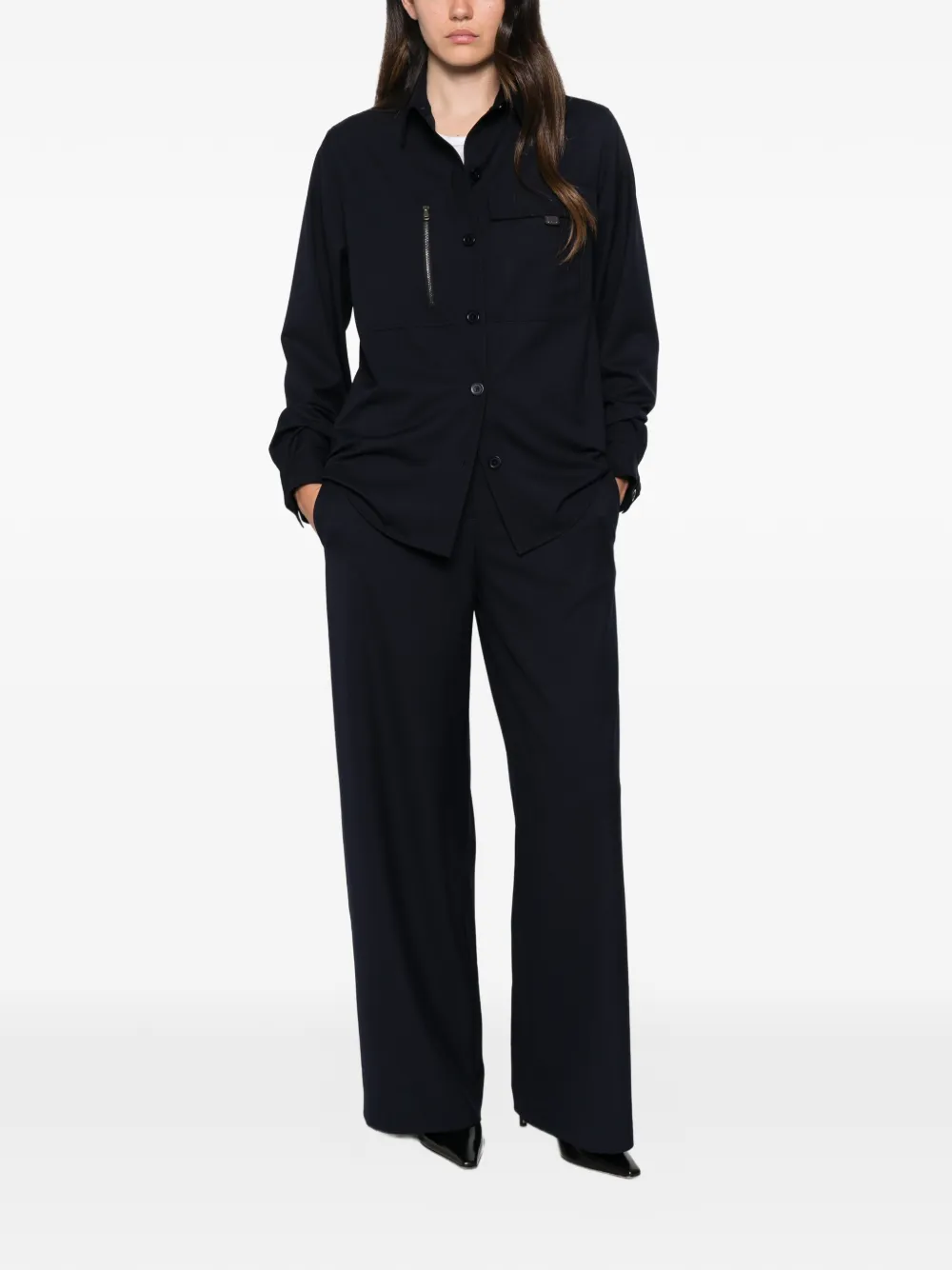 Fabiana Filippi Broek met wijde pijpen Blauw