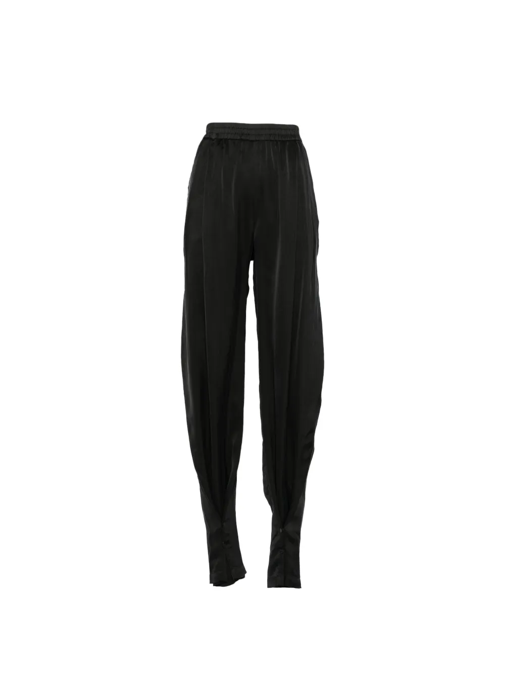 THE ANDAMANE pleated button-cuff trousers - Nero