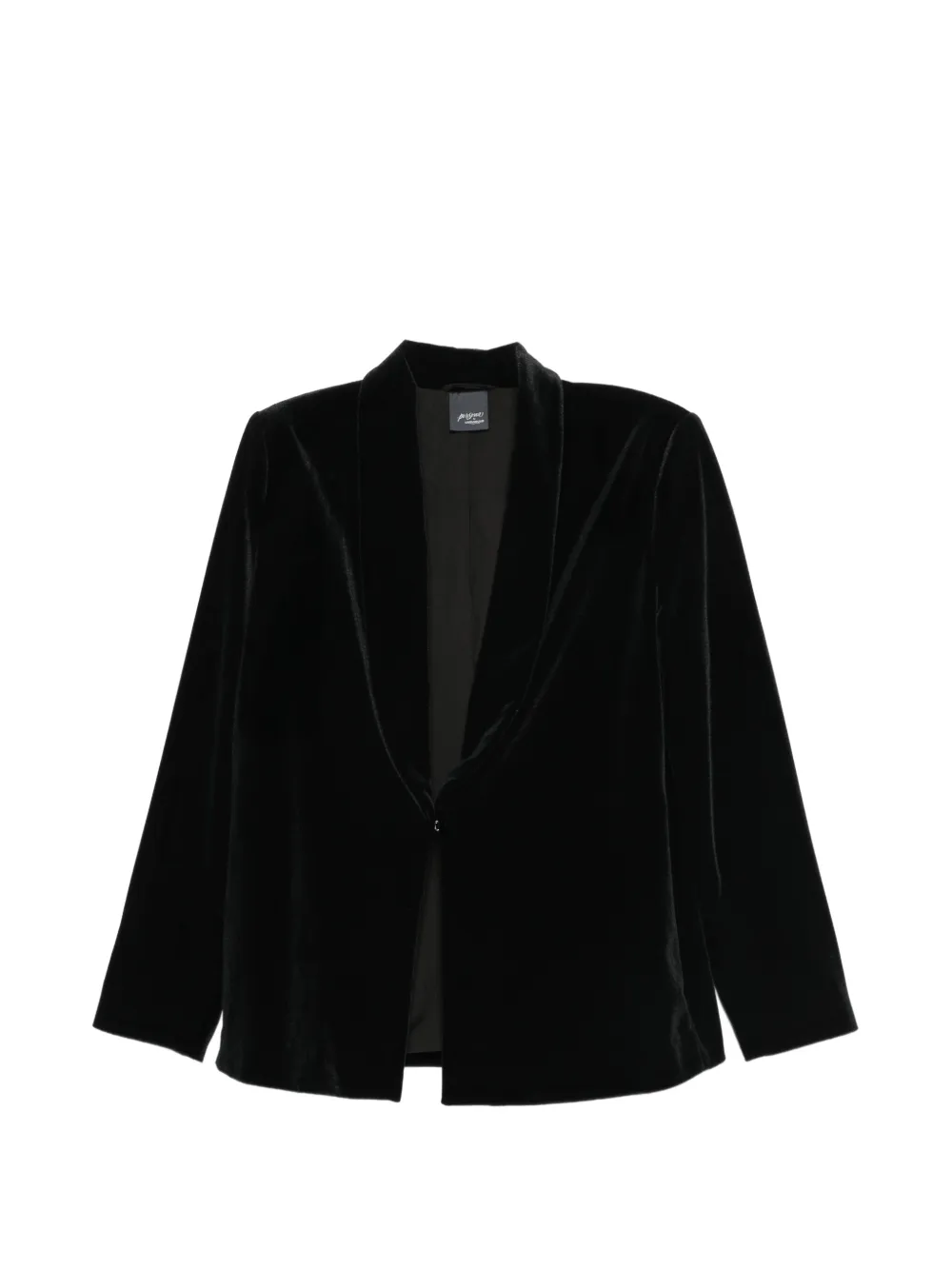 Marina Rinaldi velvet shawl-lapel jacket